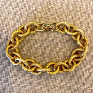 Vintage Gold Chunky Chain Bracelet